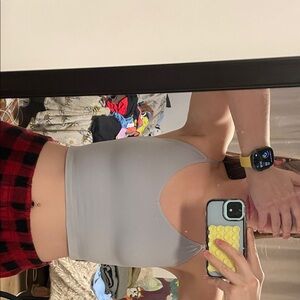 Streetwear Society Light Blue Crop Top